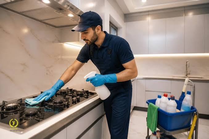 طرق فعالة لإزالة الدهون المتراكمة في المطبخ والأفران بدون عناء